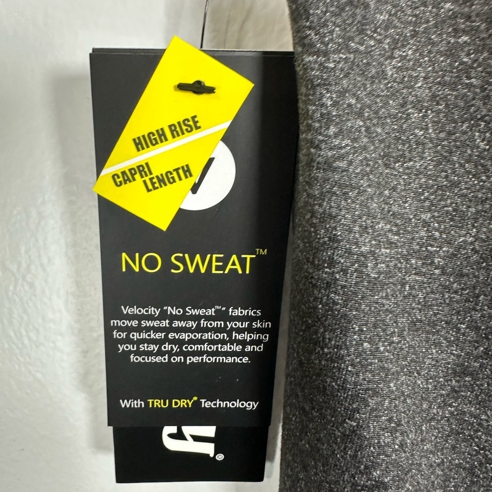 Velocity Charcoal Womens Leggings - Picture 6 of 7